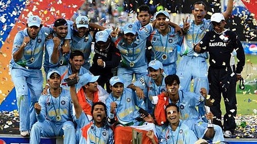 File photo of India's historic triumph at the 2007 T20 World Cup.  - X/BCCI