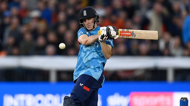 Harry Brook starred for England - null