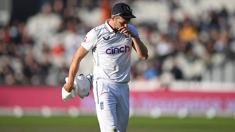 England bowler Mark Wood - null