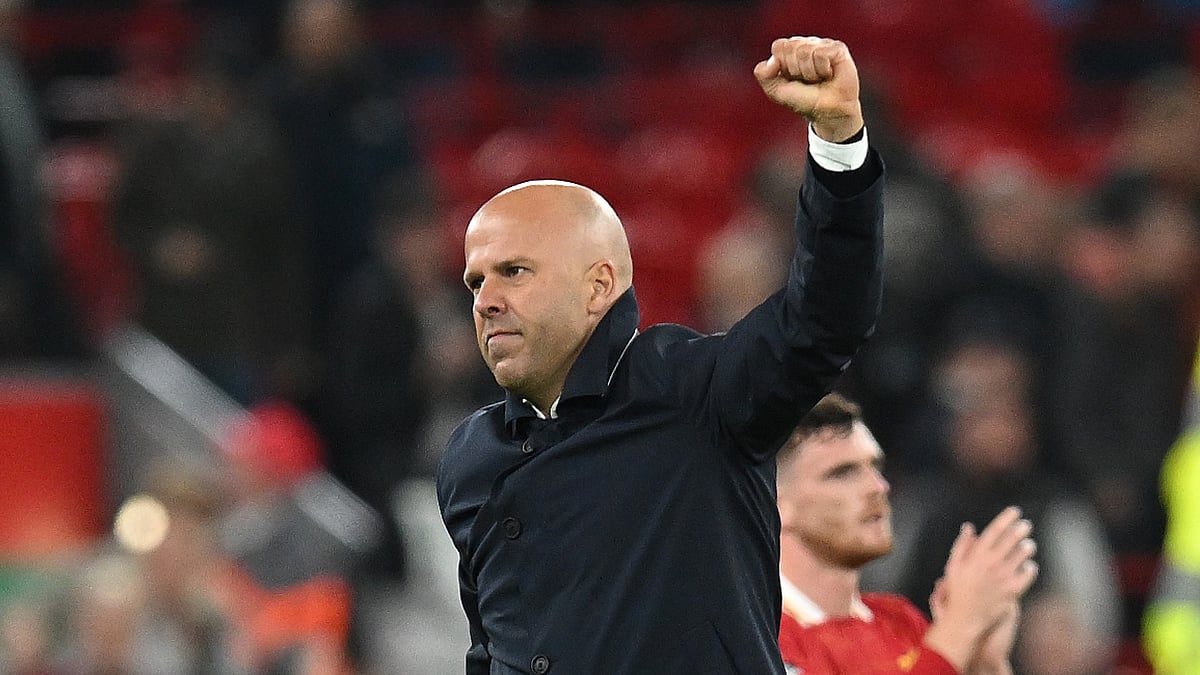 Arne Slot claimed another big win. - null