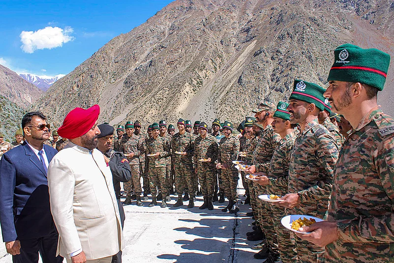 Uttarakhand gov Gurmit Singh visits border area of Uttarkashi district, Uttarakhand