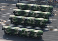 Duan Dang/X/@clashreport : China test fired DF-41 intercontinental ballistic missile with a dummy warhead | 