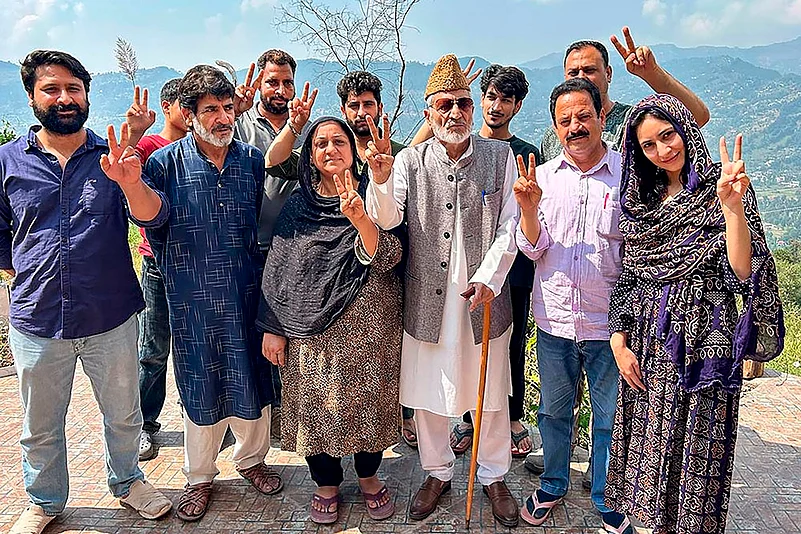 BJP candidate from Surankote constituency Syed Mushtaq Ahmad Bukhari 2nd phase of J-K polls