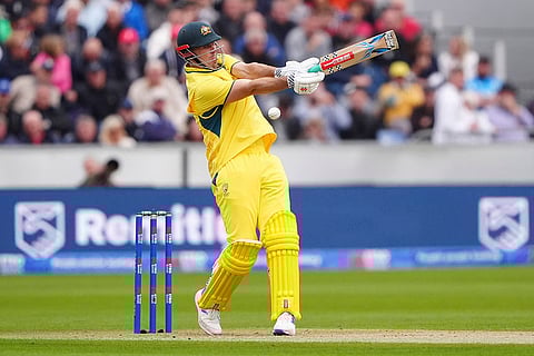 England vs Australia 3rd ODI: Australia's Mitchell Marsh plays a shot