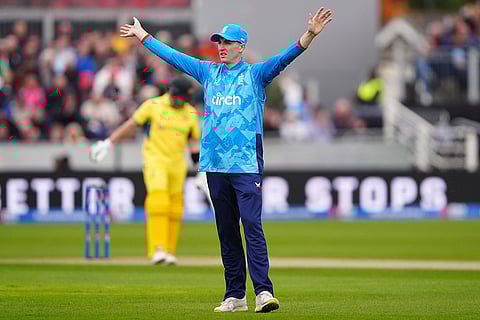 England vs Australia 3rd ODI: England's Harry Brook gestures