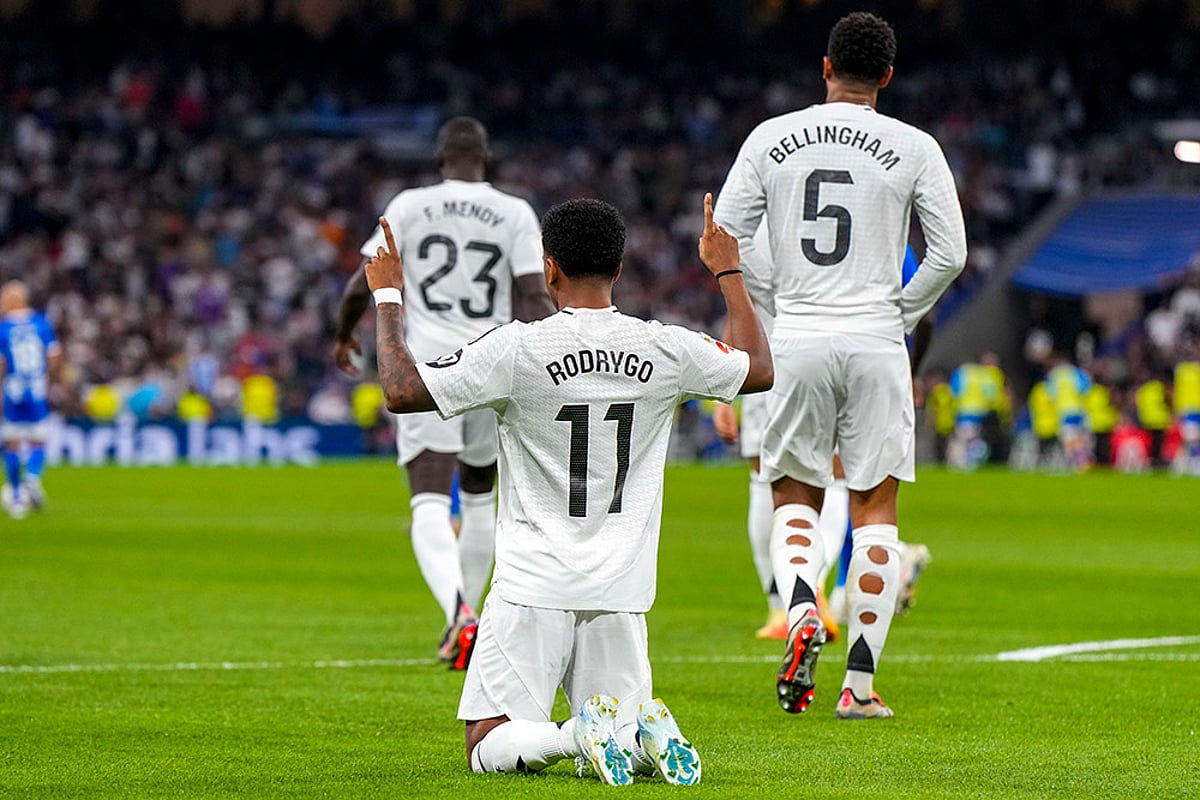 2024-25 La liga soccer Real Madrid and Alaves football photo gallery