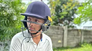 Photo: X | Cricktainment : 18-year-old Gujarat cricketer, Drona Desai.