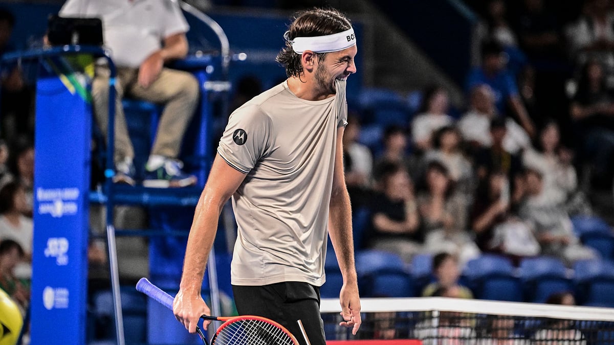 Taylor Fritz suffered a shock first-round exit at the Japan Open