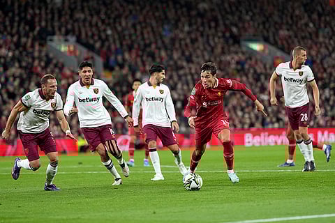 EFL Cup, Liverpool vs West Ham: Liverpool's Federico Chiesa runs with the ball