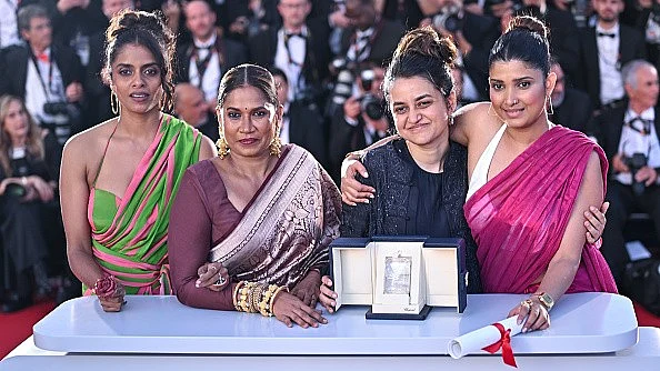 Kani Kusruti, Chhaya Kadam, Payal Kapadia and Divya Prabha at the Cannes Film Festival