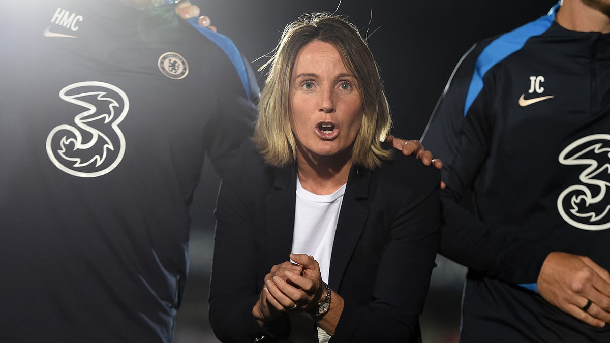 Chelsea manager, Sonia Bompastor. - null