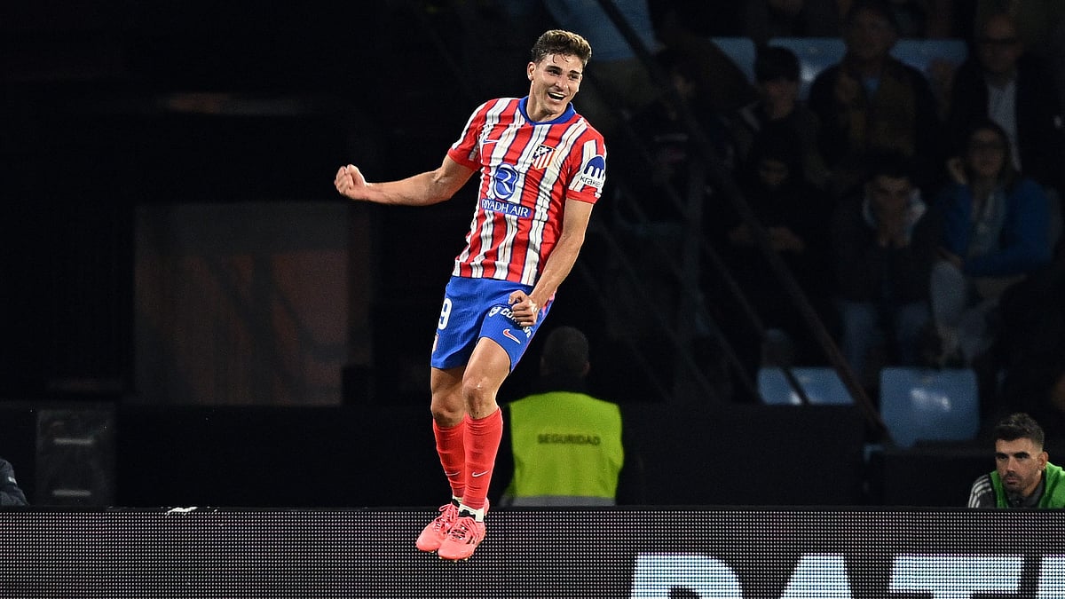 Atletico Madrid's match winner, Julian Alvarez.