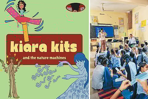 Kiara Kits designed by Isha Jain, a young scholar at Stanford University, who works with young students to promote science – based learning
