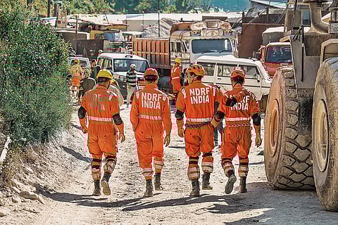 National Disaster Response
Force team in Uttarakhand