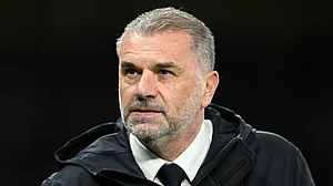 Tottenham manager Ange Postecoglou.