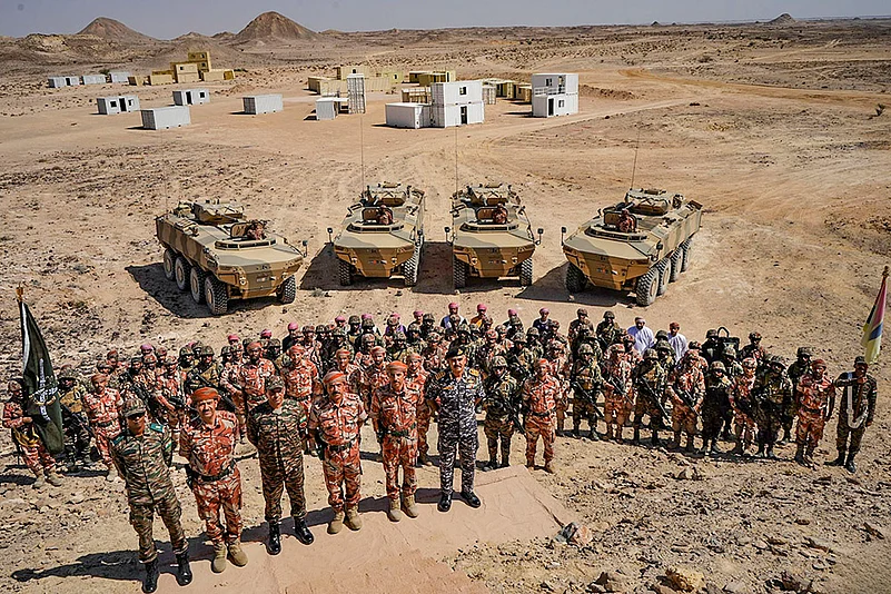 India and Oman soldiers during Exercise Al Najah 2024