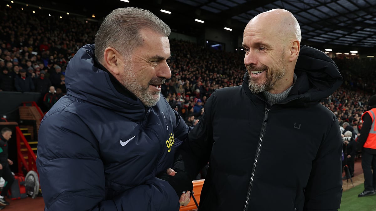 Ange Postecoglou and Erik ten Hag have both been criticised this season - null