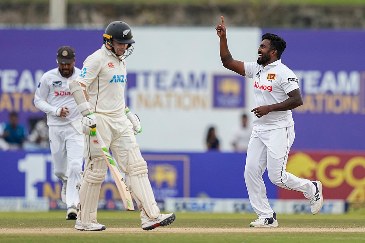 Sri Lanka vs New Zealand 2nd test Cricket Day2 Photo gallery