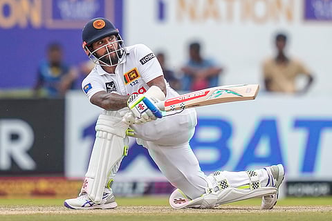 Sri Lanka vs New Zealand 2nd Test: Sri Lanka's Kusal Mendis plays a shot