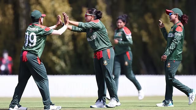 The Bangladesh women's cricket team. - File