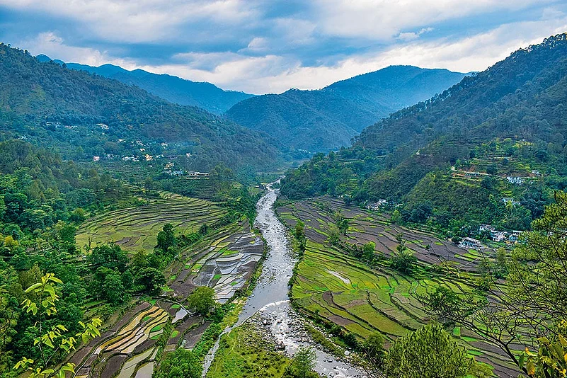 The Laster river in Surya Prayag