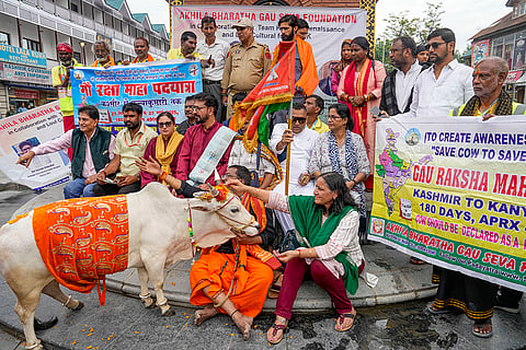 Cow awareness programme in Srinagar