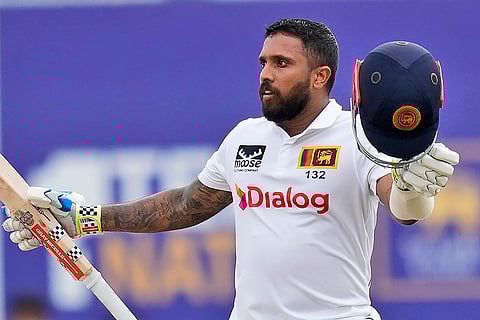 Sri Lanka vs New Zealand 2nd Test: Sri Lanka's Kusal Mendis celebrates his century