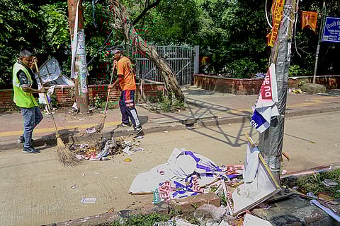 DUSU polls: Drive to remove defacement