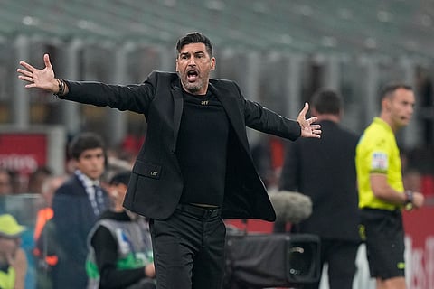 Serie A 2024-25, AC Milan vs Lecce: AC Milan's head coach, Paulo Fonseca