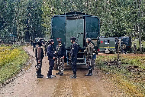 Encounter between terrorists and security forces in J-K