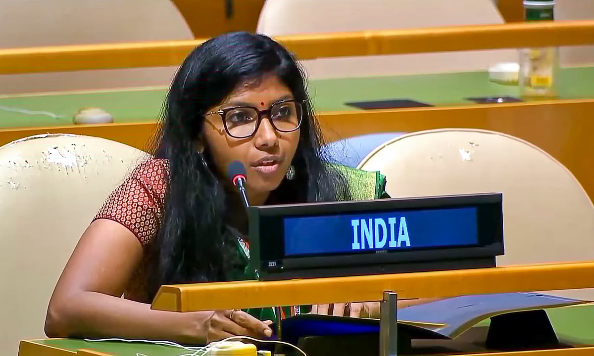 PTI : Indian diplomat Bhavika Mangalanandan responded to Pakistan PM's address at the UNGA | 