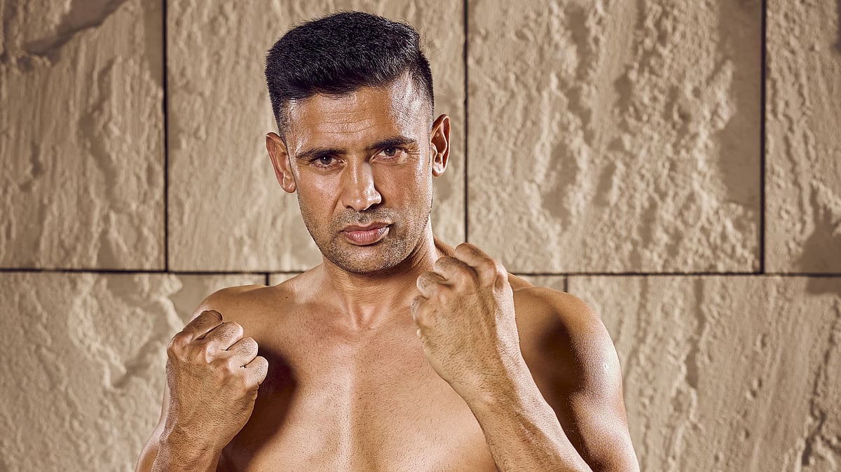 File photo of Indian wrestler Sangram Singh. - Special Arrangement
