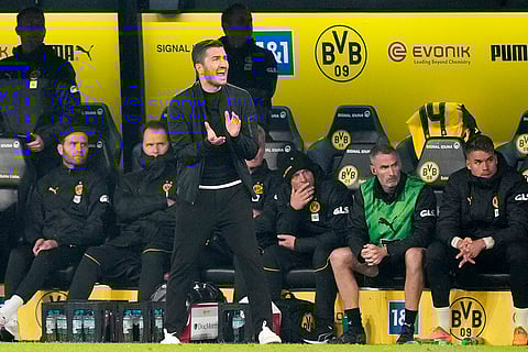 German Bundesliga 2024-25, Borussia Dortmund vs VfL Bochum: Dortmund's head coach Nuri Sahin claps his hands