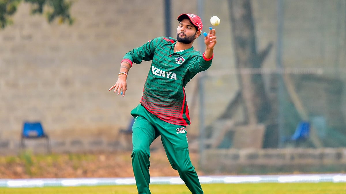 Photo: X | Its RIX : Kenyan cricketer Pushkar Sharma.