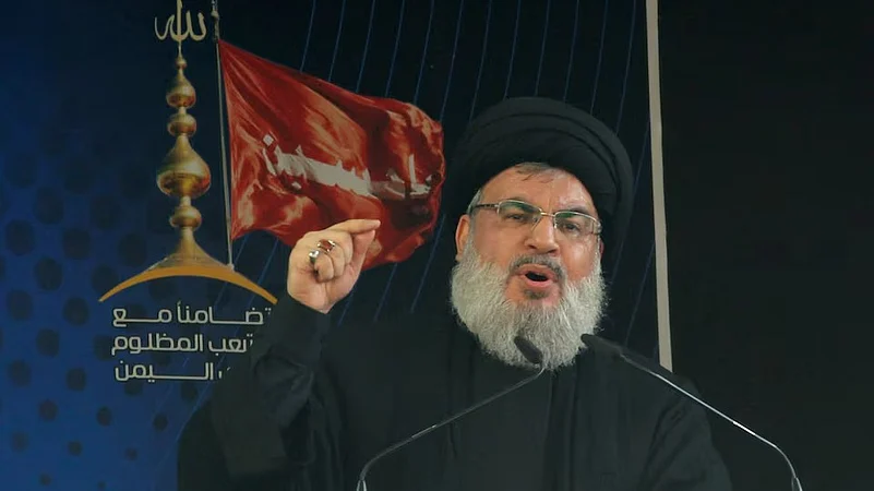 Lebanons Hezbollah leader Hassan Nasrallah.