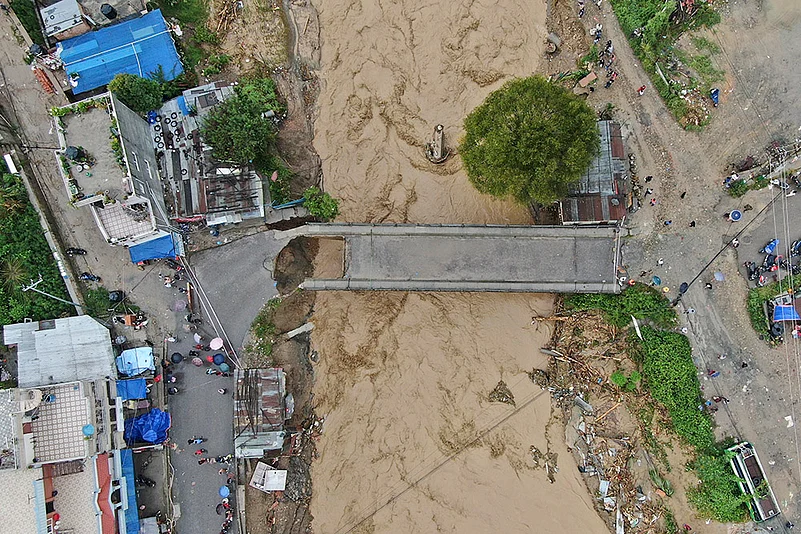 Nepal Flood Bagmati River Overflow after rains photo gallery_4