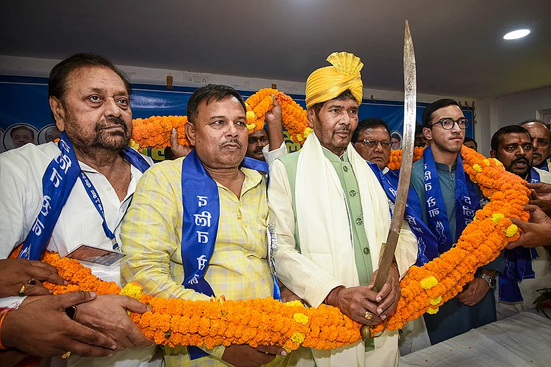 Rashtriya Lok Janshakti Party chief Pashupati Paras in Patna