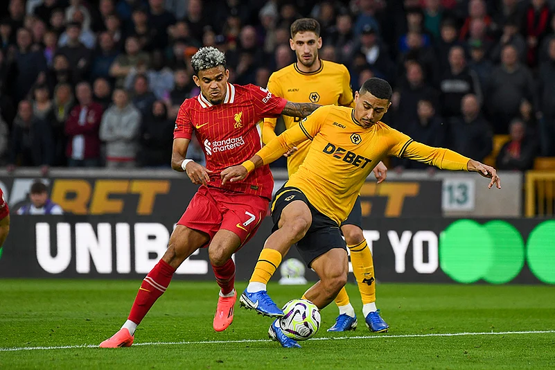 Britain Soccer Premeir League Wolverhampton Wanderers and Liverpool Photo gallery_7