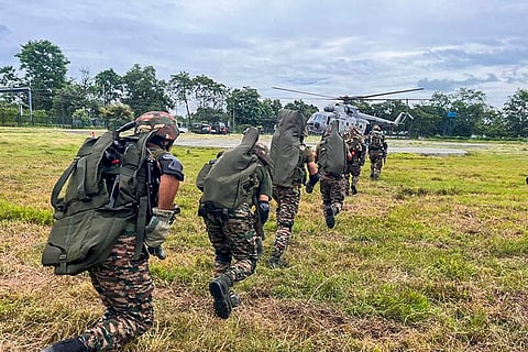Joint tactical exercise by Army and Air Force