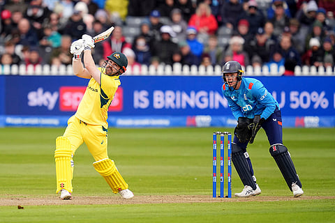 England vs Australia 5th ODI: Australia's Travis Head plays a shot