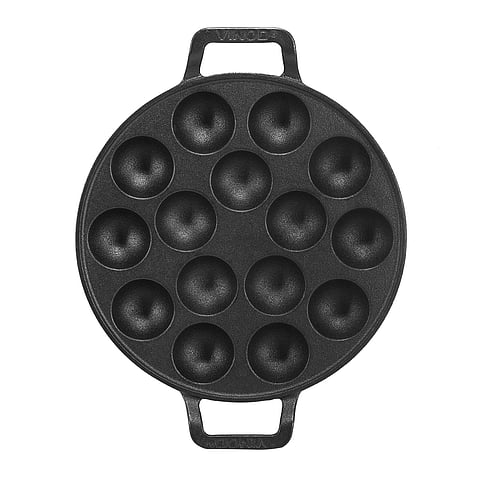 Vinod Legacy Cast Iron Stick Free Paniyarakkal Pan