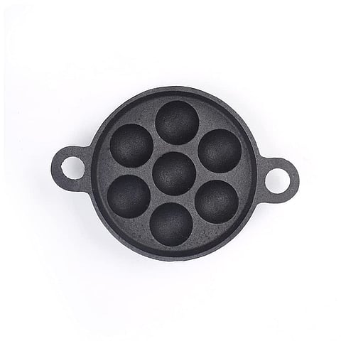 The Indus Valley Super Smooth Cast Iron Paniyaram Pan