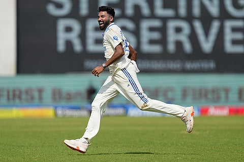 India vs Bangladesh 2nd Test Day 4: India's Mohammed Siraj celebrate the wicket of Bangladesh's Litton Das