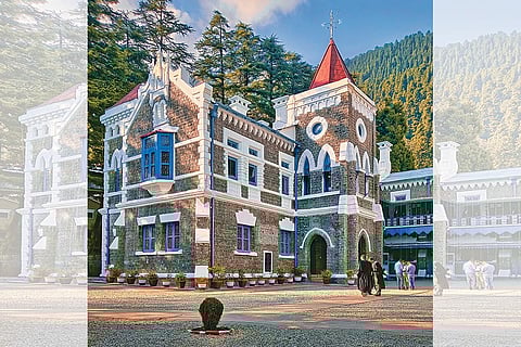 High Court building at Nainital, Uttarakhand