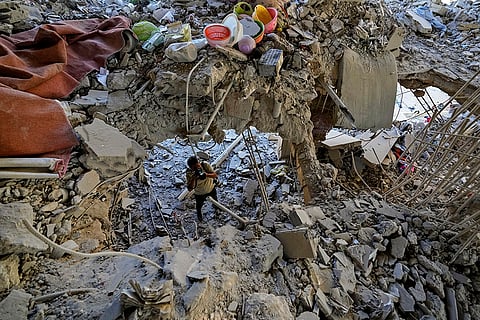Mideast Tensions: A photographer documents damage after an Israeli airstrike in Beirut