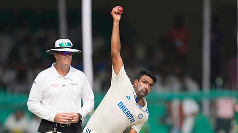 R Ashwin Retires: R Ashwin bowls against Bangladesh