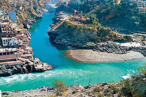 Ganga in Devprayag, Uttarakhand