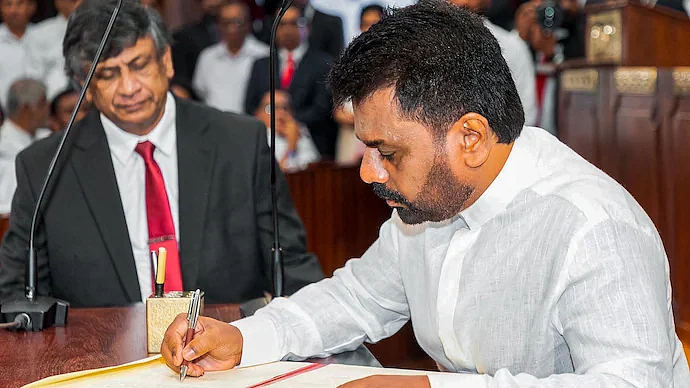 Sri Lankan President Anura Kumara Dissanayake