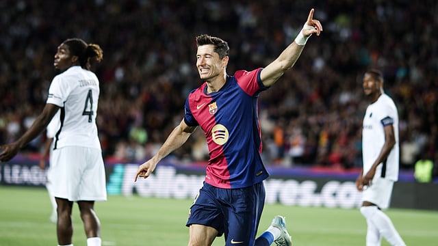 Barcelona 5-0 Young Boys, Champions League: Lewandowski Brace Powers Blaugrana Rout