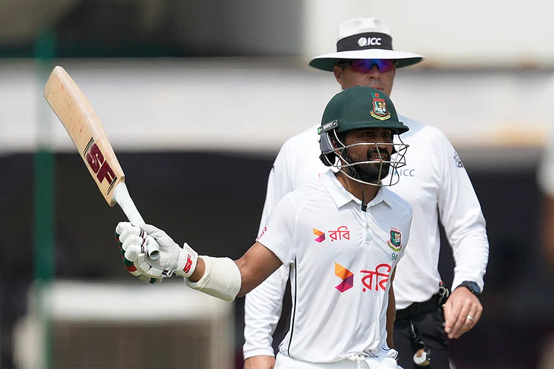 India vs Bangladesh Cricket 2nd test day 5 - Shadman Islam